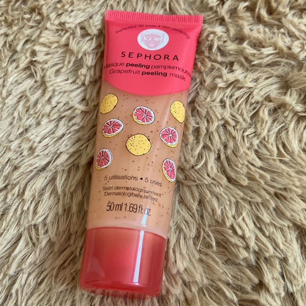 🆕 Sephora brand Grapefruit peeling mask